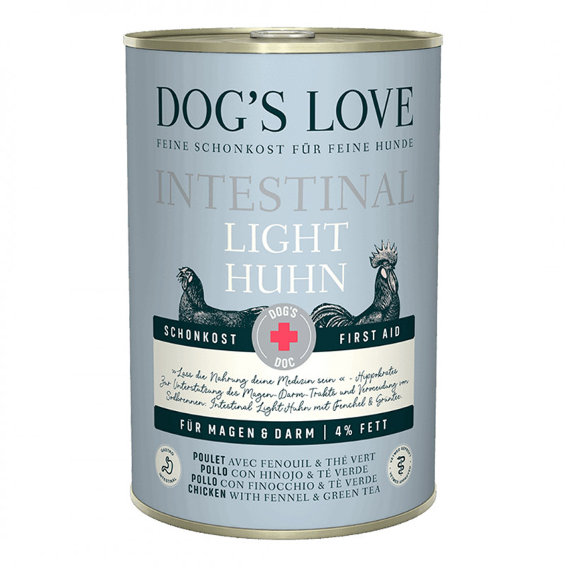 Dog's Love konzerva DOC Light Intestinal kuře 400g