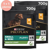 Pro Plan Puppy Small&Mini Kuře 700 g 1+1 zdarma