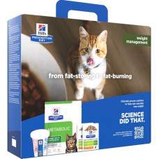 Hill's Prescription Diet Feline Meta 250g+(2x85g) Startovací balíček