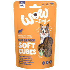 WOW Dog pamlsky Superfood měkké kostky Koňské s fenyklem 150g