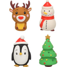 Hračka latex vánoč. Mery Several mix hraček 12,7cm Flamingo