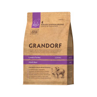 Grandorf granule pro psy Adult Maxi - Jehně a krocan  3kg