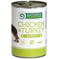 Nature's Protection Dog konz.Adult kuře/krůta 400 g