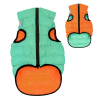 AiryVest Lumi bunda pro psy luminiscenční/oranžová  M 45