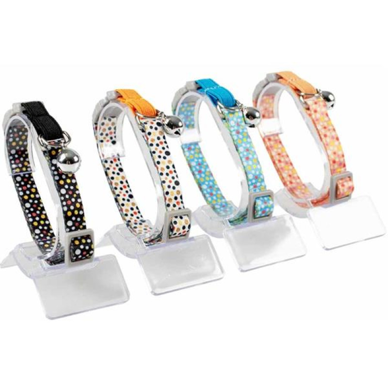 Obojek kočka Puntíky 20-30cm mix barev Duvo+