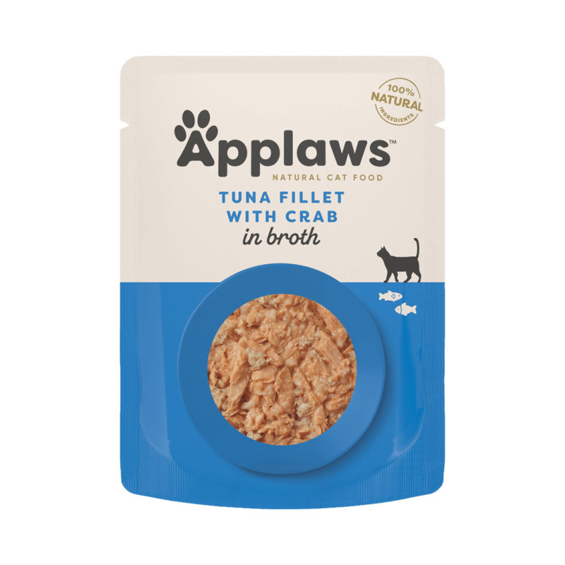 Applaws kapsička Cat Tuňák s krabem 70g