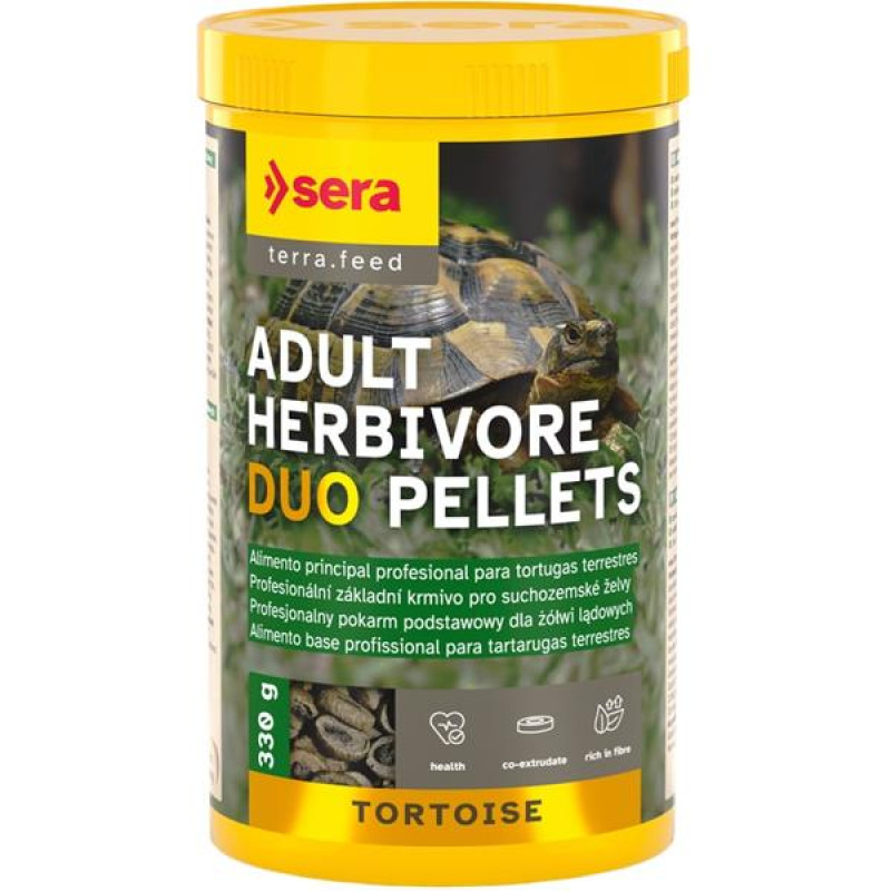 Sera Tortoise Adult Herbivore Duo Pellets 1000 ml