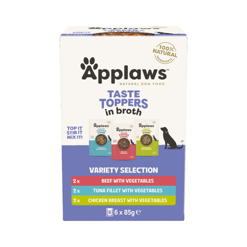 Applaws kapsička Dog Multipack ve vývaru 6x 85g