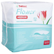 Podložka absorpční FLOWER 60x60cm 25 ks