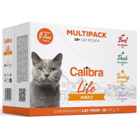 Calibra Cat Life kaps. Adult Multipack in gravy 12x85 g