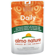 Almo Nature Daily Menu cat kaps. telecí a jehně 70g