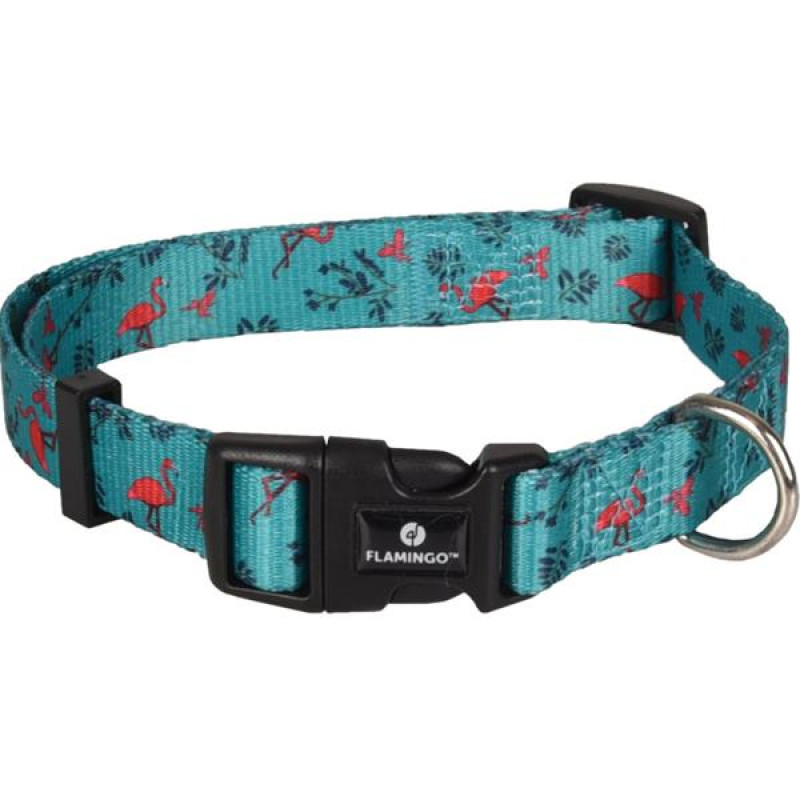 Obojek nylon Samar tyrkysový XS 1x20-35cm Flamingo