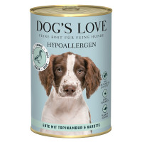 Dog's Love konzerva Hypoallergenic Kachna 400g