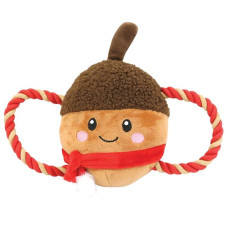 Hračka plyš vánoč. Chestnut s provazem HP