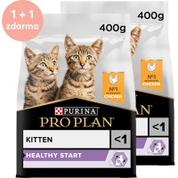 Pro Plan Cat Kitten kuře 400 g 1+1 zdarma