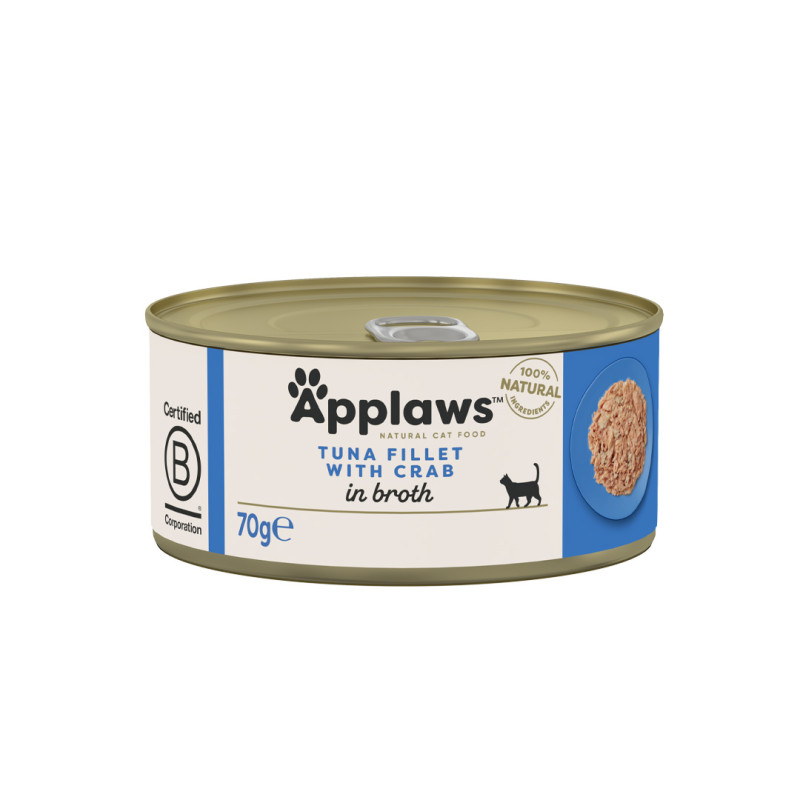 Applaws konzerva Cat Tuňák s krabem 70g
