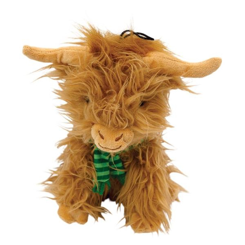 Hračka plyš vánoč. Festive Cow 22cm HP