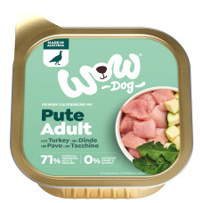 WOW Dog paštika Krocan s cuketou Adult 150g