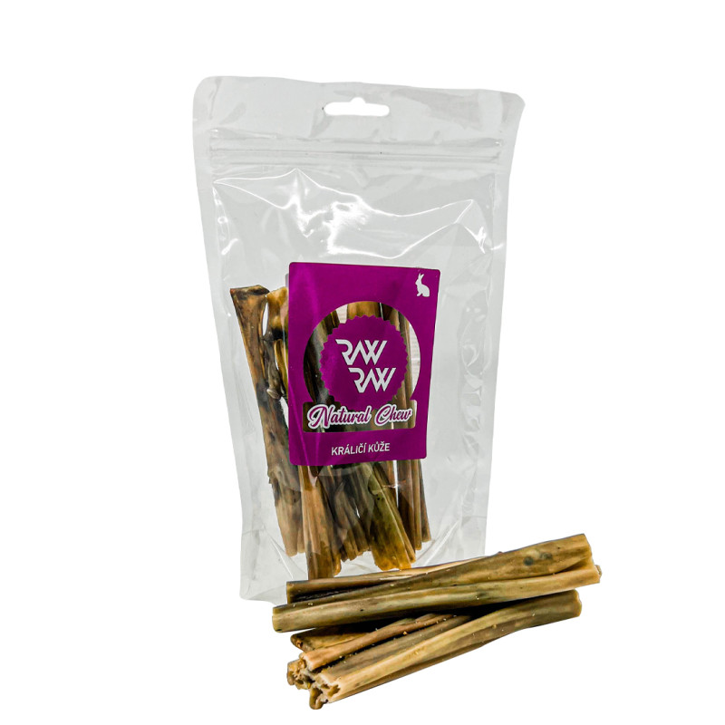 RAW RAW Natural Chew Králičí kůže 100g