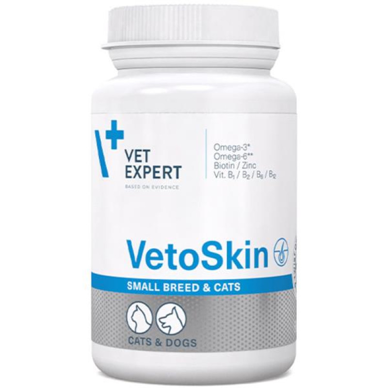 VetExpert Vetoskin Small breed&cats 60 cps (Twist off) 
