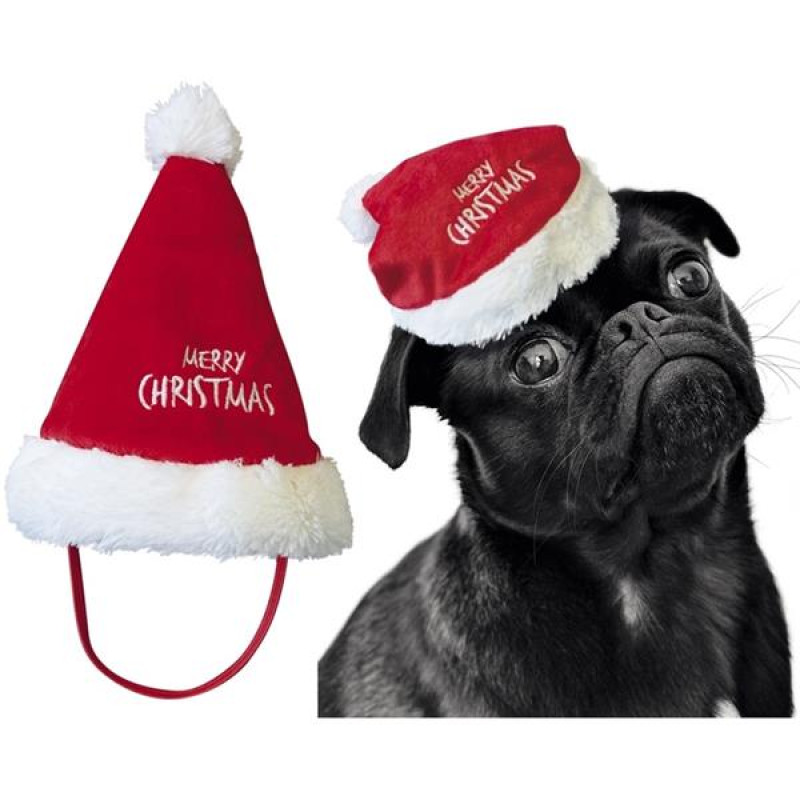 Vánoční čepice pro psy 11x18cm Nobby