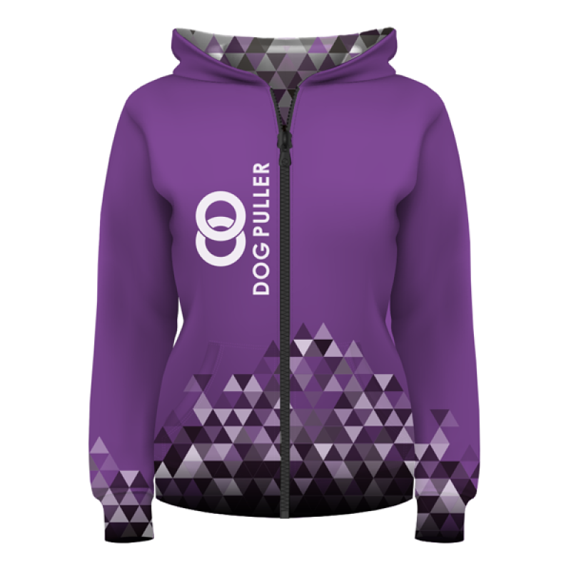 Dog Puller mikina fialová L