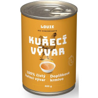 Louie konzerva pro psy - Kuřecí vývar 400 g