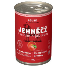 Louie konz.pro psy jehněčí, krůta, jablka 400g