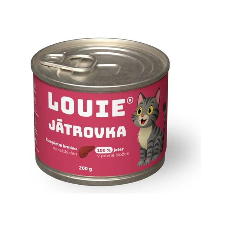 Louie konz. pro kočky játrovka 200 g