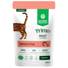 Nature's Protection Prime Cat kaps. Sterilised Salmon/Trout 85 g