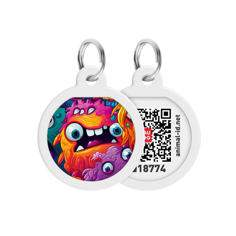 WAUDOG chytrá ID známka s QR tagem Příšerky