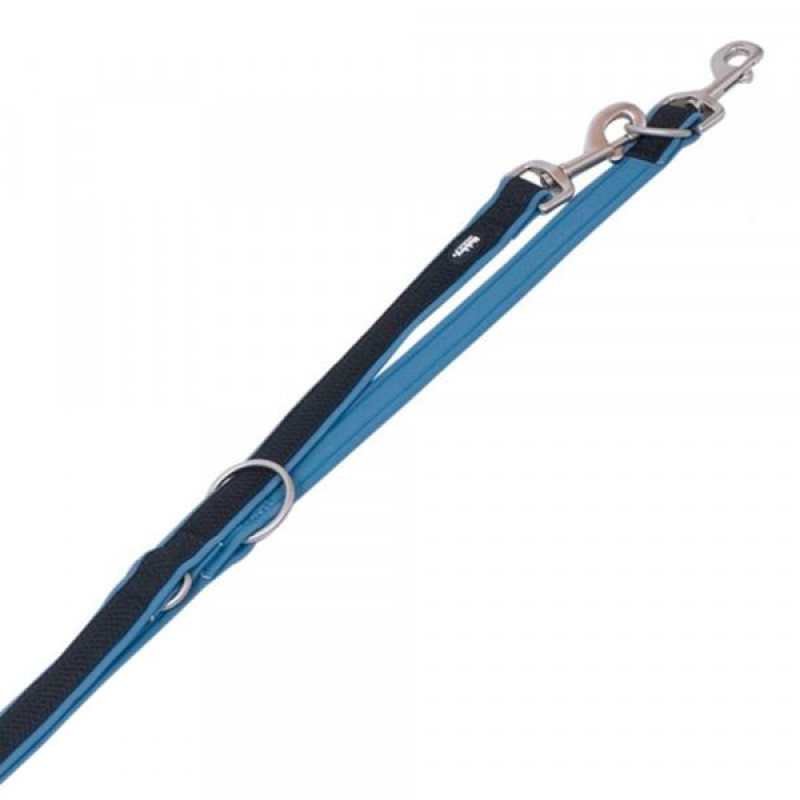 Vodítko nylon Mesh Preno přep. 200cm x 25-35mm modré Nobby