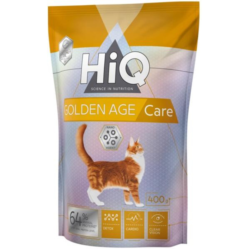 HiQ Cat Dry Senior 400 g