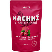 Louie kaps.pro psy kachní s brusinkami 300g