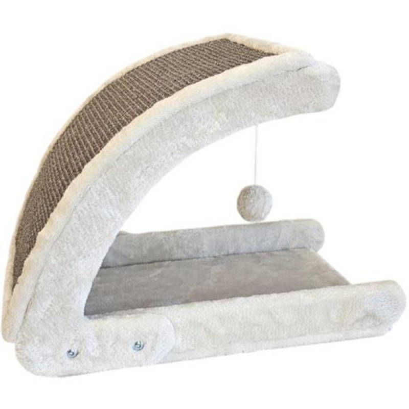 Škrabadlo Curvy 50x30x36 béžové Nobby