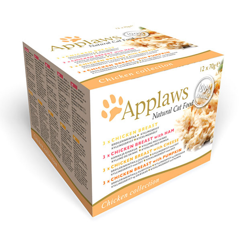 Applaws konzerva Cat Multipack Kuřecí 12x70g