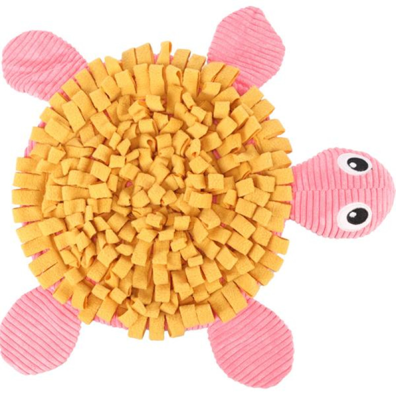 Čmuchací kobereček Želva růžová Flamingo 39x38cm