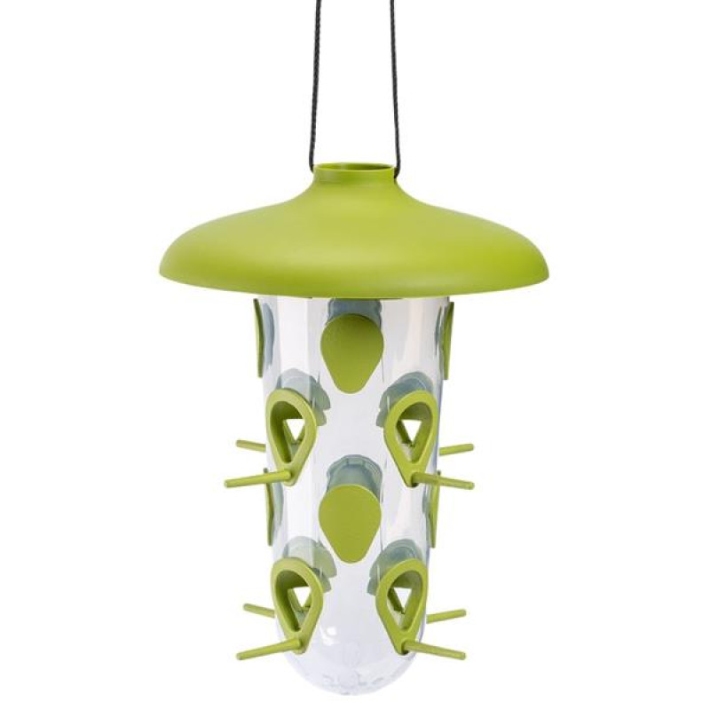 Krmítko venkovní plast Robin zelený Plastia 16x22cm