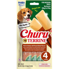 Inaba Churu Terrine Medium Dog kuře a arašíd.máslo 4x30g