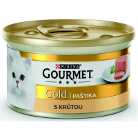Gourmet Gold cat konz.-jemná paštika krůta 85 g