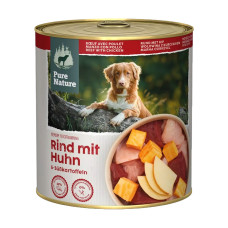 Pure Nature Dog Adult konzerva Hovězí s kuřetem 800g