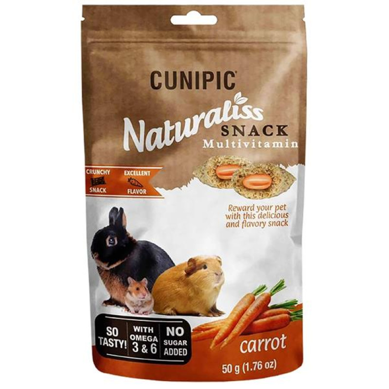 Cunipic Naturaliss snack Multivitamin pro drobné savce 50 g