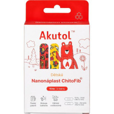 Akutol Nanonáplast ChitoFib, Dětské balení - 15 ks