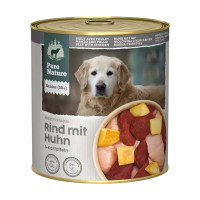 Pure Nature Dog Senior konzerva Hovězí s kuřetem 800g