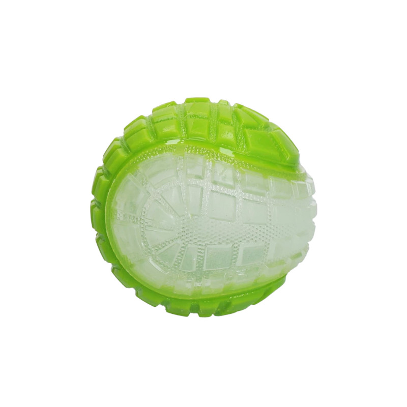 Dog Comets Dark Moon svítící míč zelený  M/7,5cm