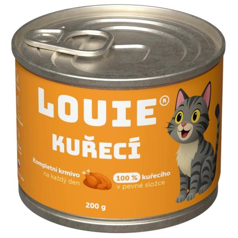 Louie konz. pro kočky kuřecí 200 g