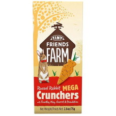 Supreme Tiny FARM Snack Rabbit Mega Crunchers - králík 3 ks, 75 g