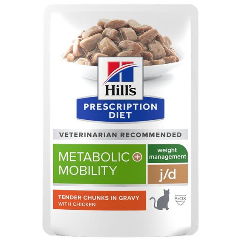Hill's Prescription Diet Feline Metabolic + Mobility kapsička 12 x 85 g
