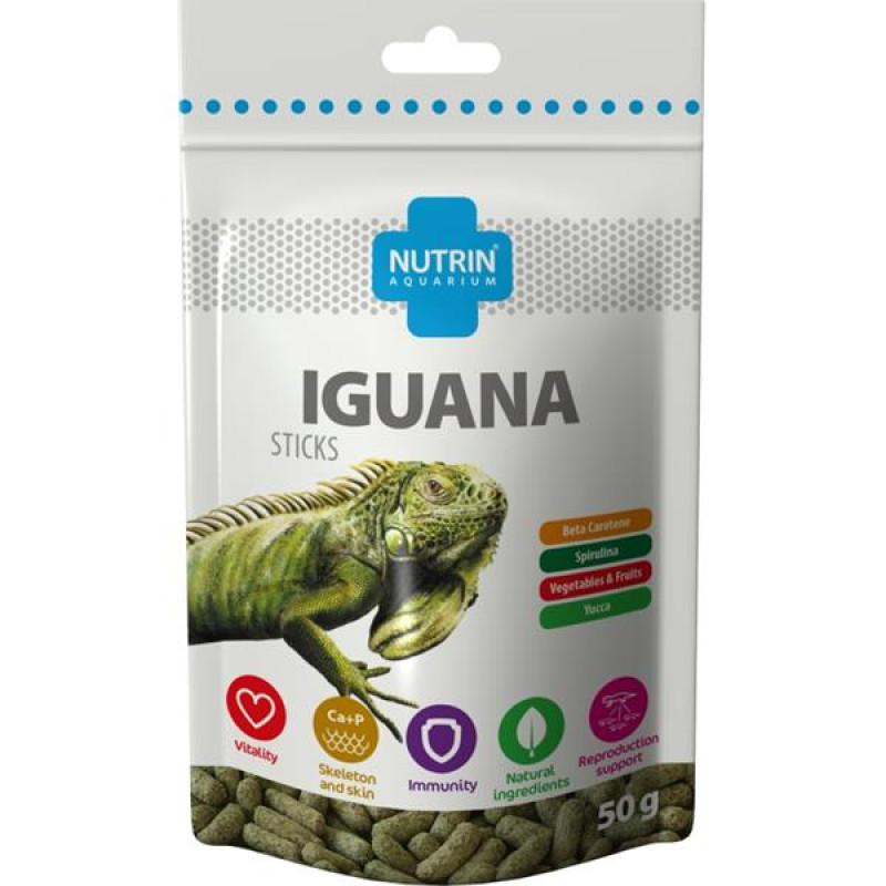 NUTRIN Aqua. Iguana Sticks, leguán 50 g