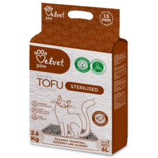 Stelivo Velvet Paw Tofu Sterilised cats 6l / 2,6kg